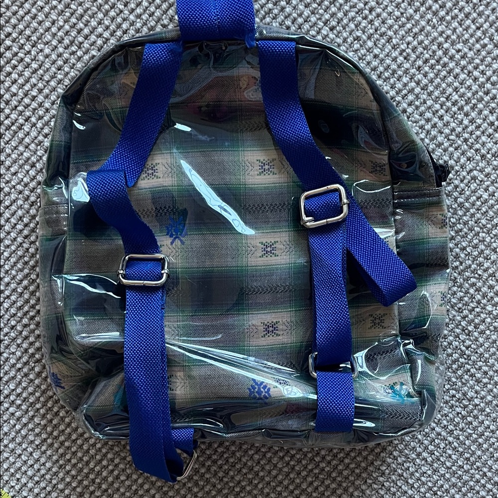 Roller Rabbit Little Kid Blue/Green Patterned Lenny Backpack - Picture 6 of 9